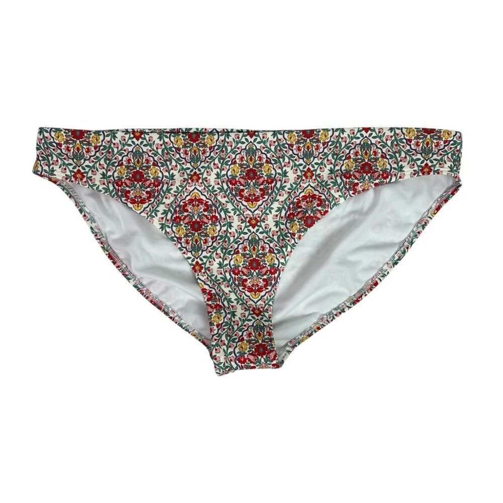 Boden Classic Bikini Bottoms size 16-18 Cream Vine Terrace NWOT